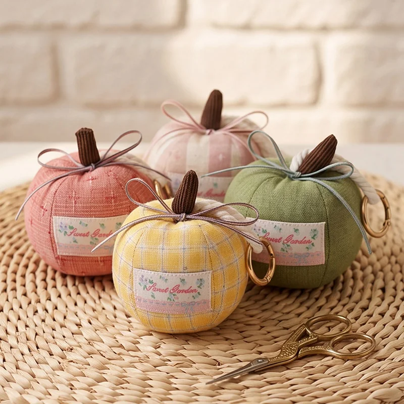 Funny Apple Pendant Candy Color Bowknot Decor Bag Key Pendant Soft Fruit Toys  Dolls Christmas Eve Christmas Gifts  for Girls