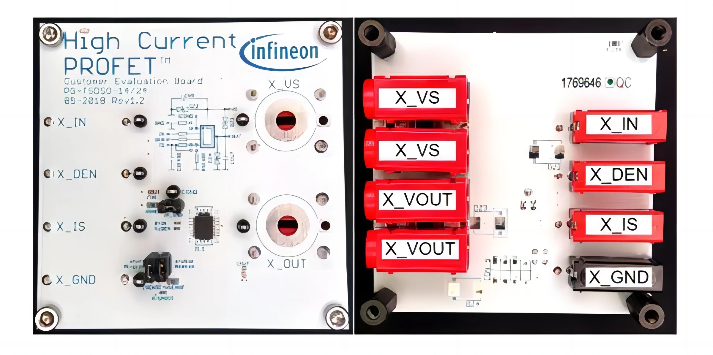 INFINEON PROF2BTS70021EPPEBTOBO1 Evaluation Board, BTS7002-1EPP, Power Management, Load Switch, High Side