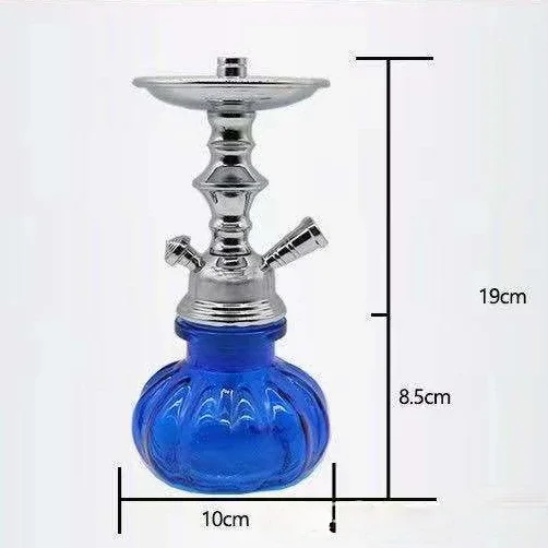 Portable Arab Shisha Hookah Complete Sheesha Chicha Narguile Bowl Charcoal Tray Single Hose Water Pipe Smoking Shisha Hookah Set