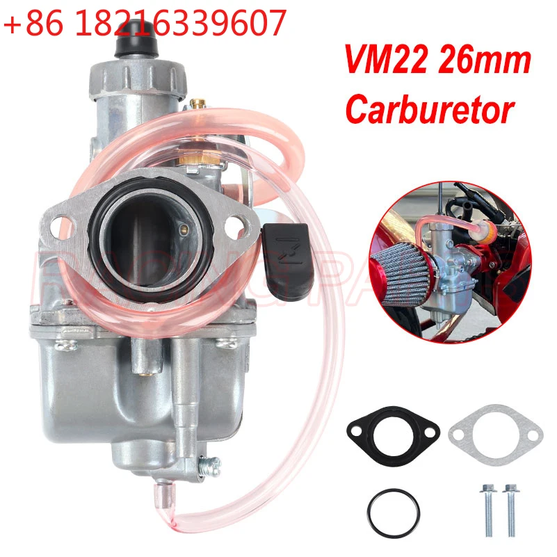 

Карбюратор TAO VM22 26 мм для впускного патрубка Mikuni, для питбайков 110cc 125cc 140cc Lifan YX Zongshen, XR50 CRF70 KLX B
