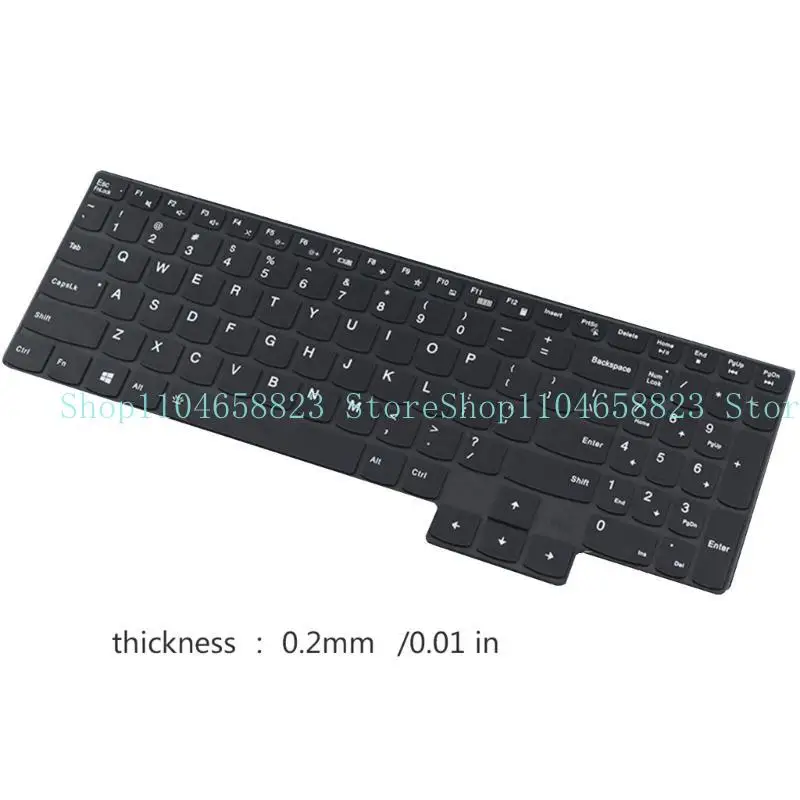 652F Silicone Keyboards Protectors Cover for R9000P/R7000/Y9000 Laptop Dust and Spill Resistant Semi Transparents Film