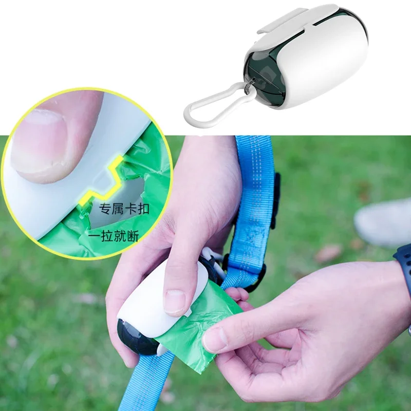 Portable Dog Poop Bags Pet  Poop Bags Dispenser Puppy Pick Up Poop Bag Holder Pet Dog Accessories  Bags