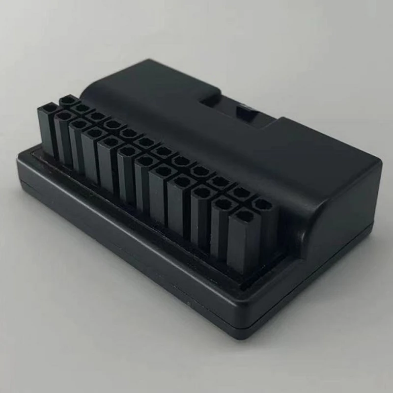 A97G 24-Pin Motherboard Power Connector Atx 24-Pin Female to Male 90° Right Angle Desktop Computer Motherboard Power Adapter