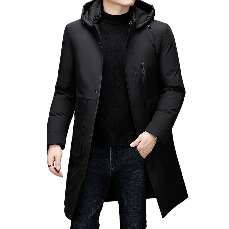 الراقية طويلة رشاقته الشتاء العلامة التجارية الجديدة عارضة الأزياء مقنعين سترة سترة الثقيلة سترة واقية في الهواء الطلق يندبروف معاطف ملابس خارجية