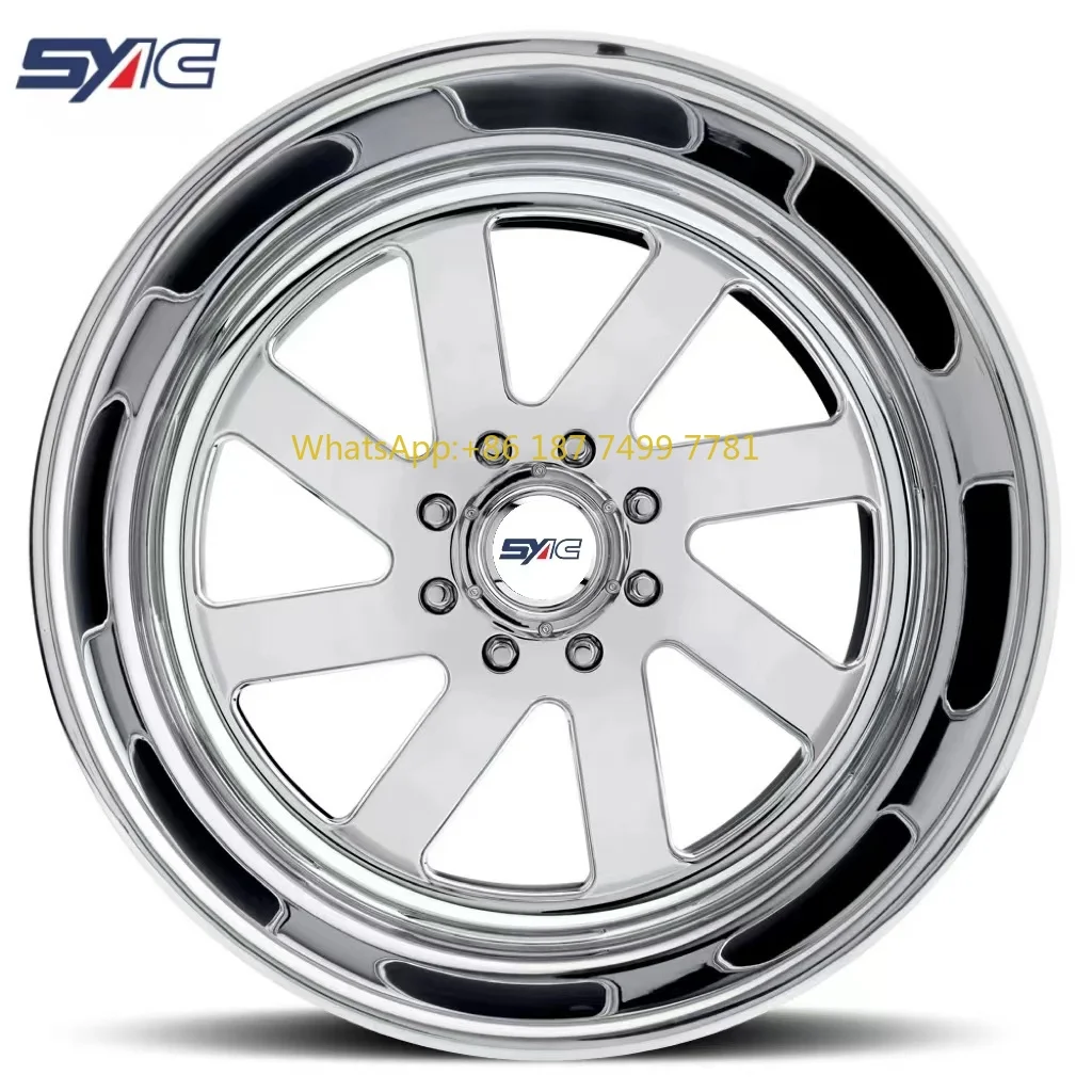 

SYAC Chrome 18-22 Inch H 。 Forged Aluminum Alloy Wheel Hubs Barrel Rims Off-road Truck Rims