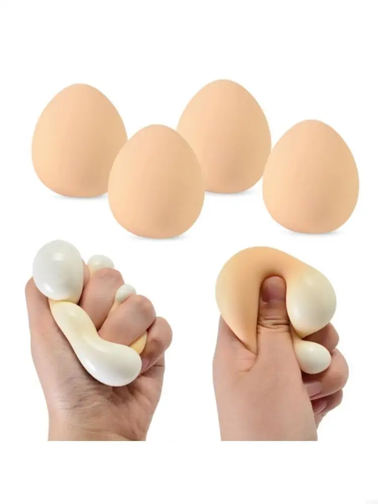 5pc 느린 상승 계란 짜기 장난감 스트레스 릴리