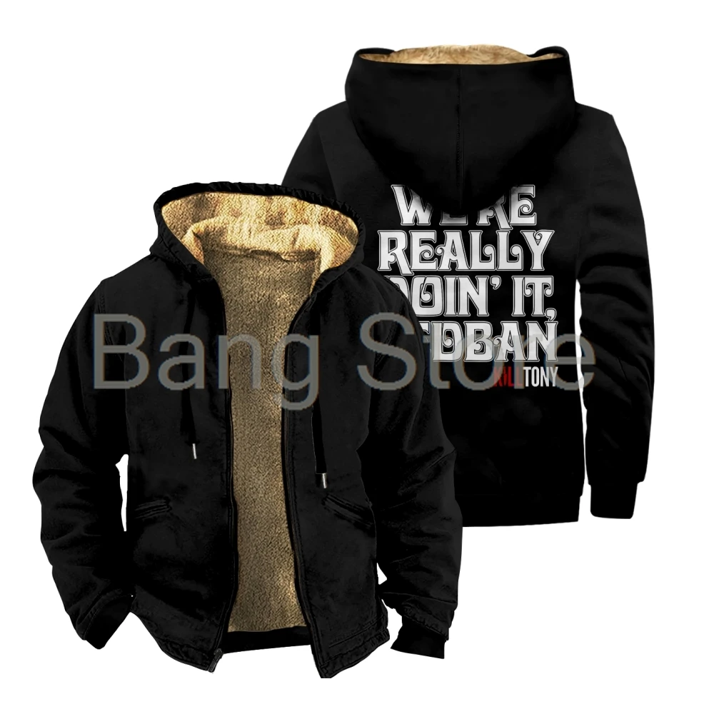 

Kill Tony Redban Zipper Jacket Women Men Long Sleeve Thickened Winter Parka Streetwear Coat