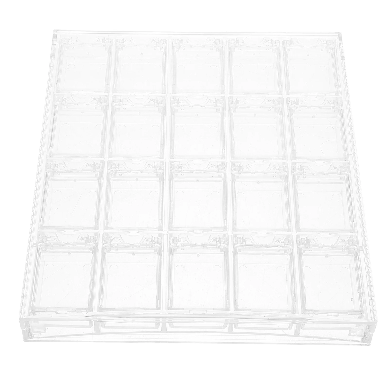 

Transparent Acrylic Nail Charm Organizer Box Storage Compartment Container For Rhinestones Glitter Beads Women Men Trinket