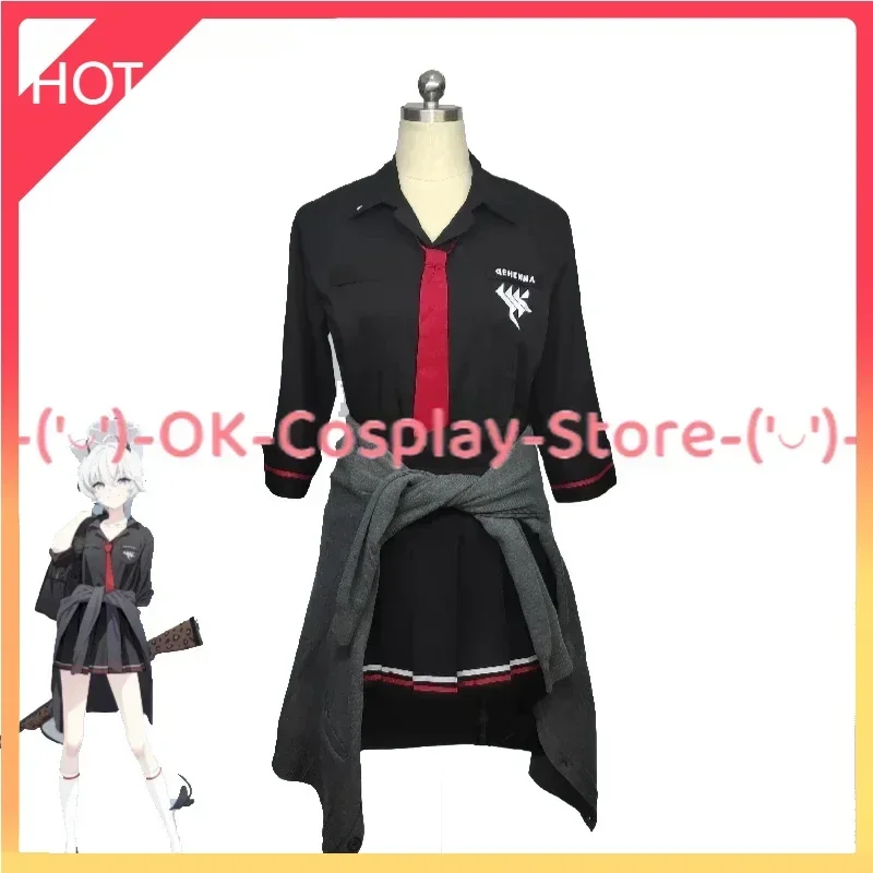 

[Custom Made] Game Blue Archive Hatami Erika Cosplay Costume Waitress Suit Party Clothing Halloween Carnival Uniforms