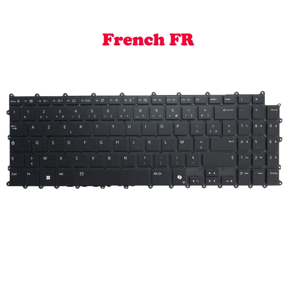 

Backlit Keyboard For LG 16Z90TP 16Z90TP-K 16Z90TS 16Z90TS-G French FR United Kingdom UK Black New