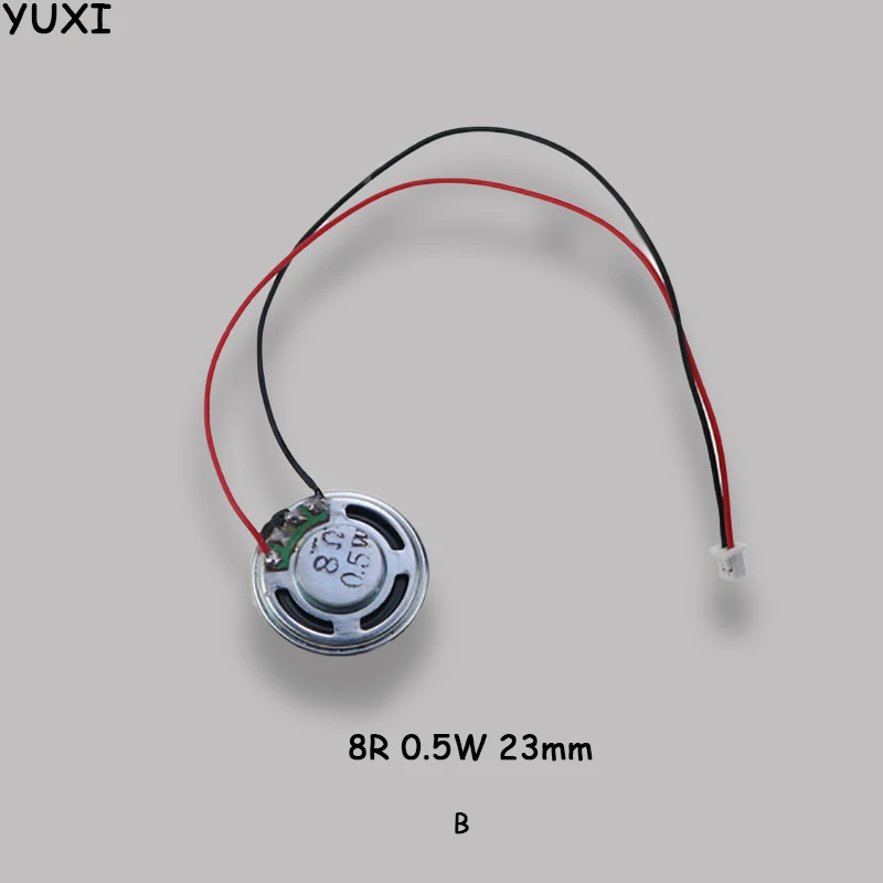 YUXI-Alto-falante Ultra Fino com Cabo MX, Diâmetro 20mm, 23mm, 26mm, 28mm, 30mm, 32mm, 36mm, 40mm, 50mm, 8R, 32R, 0,5 W, PC 10