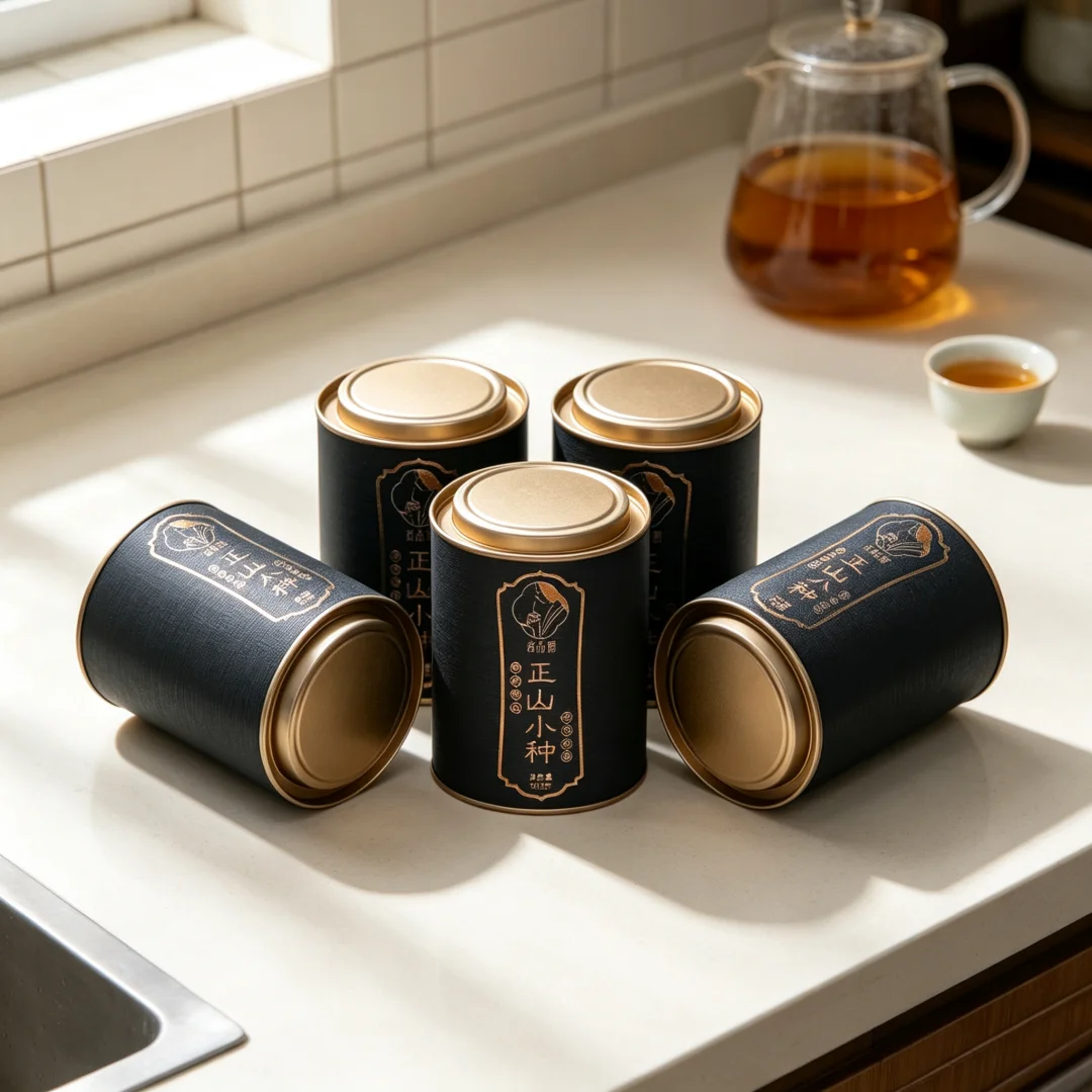 Lapsang Souchong Schwarztee Verpackungsbeutel, Authentischer Wuyi Da Hong Pao, 200g/400g Tee-Geschenkbox