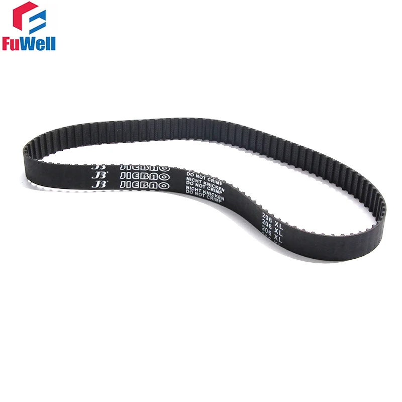 232-276XL Closed Loop Toothed Transmisson Rubber Timing Pulley Belt 6/8/10/12.7/15/20mm Belt Width 5.08mm Teeth Pitch