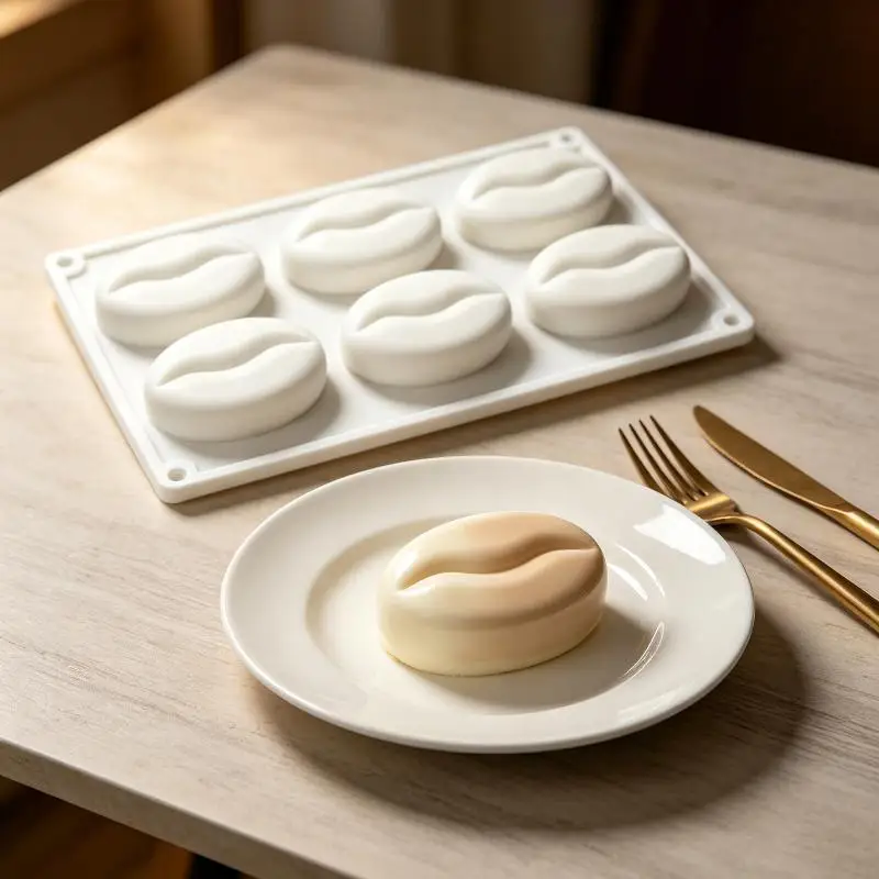 Silicone Flexible Non-Stick Dessert Molds 6-20 Cavities Food Grade for Home Baking Mousse Cake Chocolate Candy DIY Projects