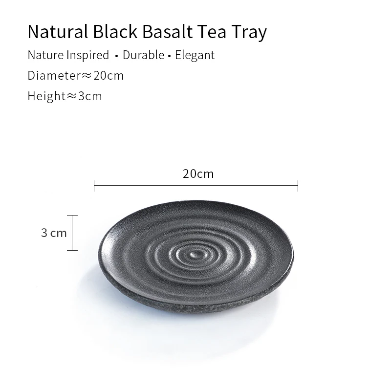 Natural Stone Teatray Hand Carved Teaset Tray, Kung Fu Teapot Stand, Home Decor Board, Ceremonial Tea Plate Luxury Artistic Gift view 6