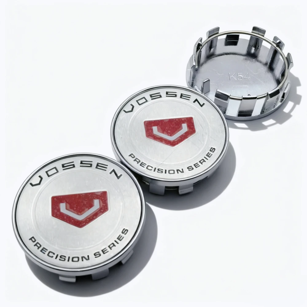 4 stücke VOSSEN Logo Emblem Auto Rad Mitte Kappen 54 MM 50 MM Räder Nabe Staubdicht Kappe Felge Radkappen staub Abdeckung Ersetzen Auto Zubehör
