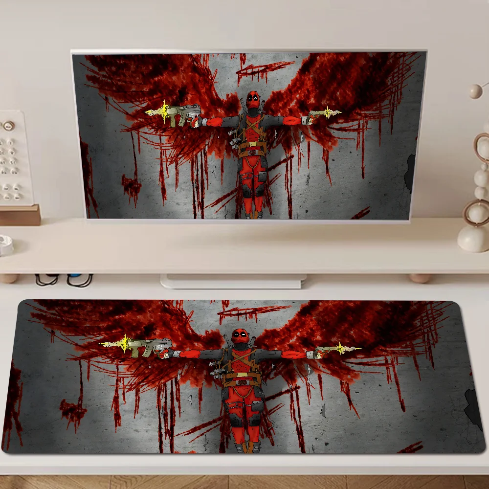 Imagem -06 - Grande Mouse Pad Lockedge Gaming Cool Deadpool Mousepad Tapete de Mesa de Teclado de Computador