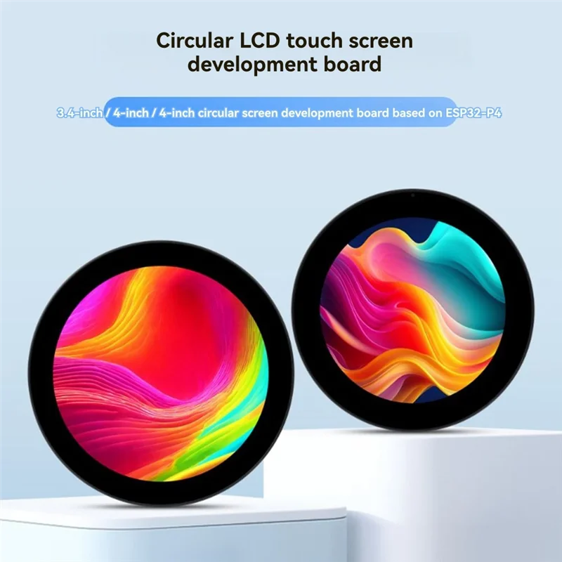 Layar Sentuh Bulat 3.4 Inci Layar IPS Resolusi 800X800 Multi-sentuh 10 Titik Mendukung Interaksi Suara AI Deepseek