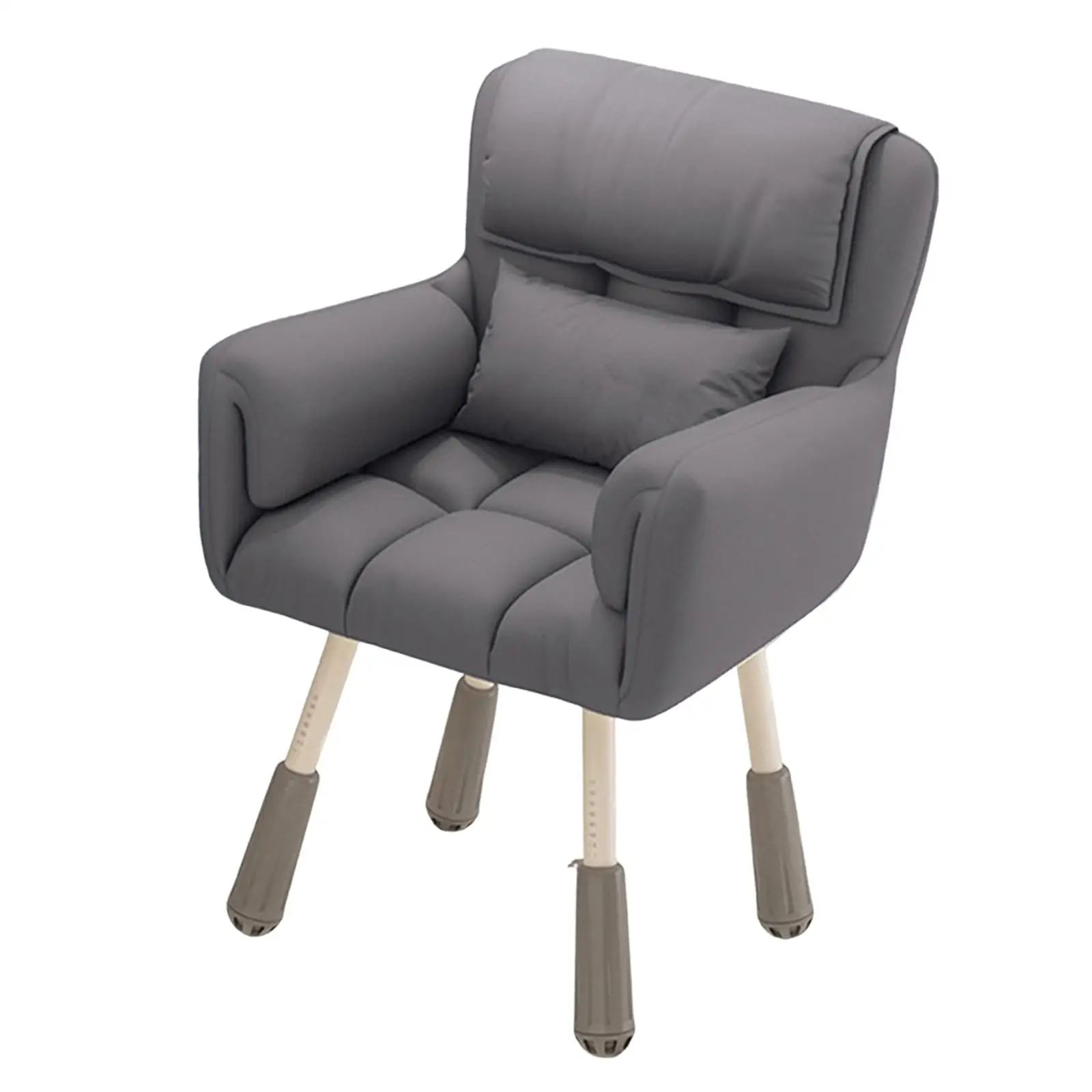 Sturdy Wear Waist Support Padded Cushion Seat High Density Technology Fabric High Back Soft Computer Chair Adjustable Height