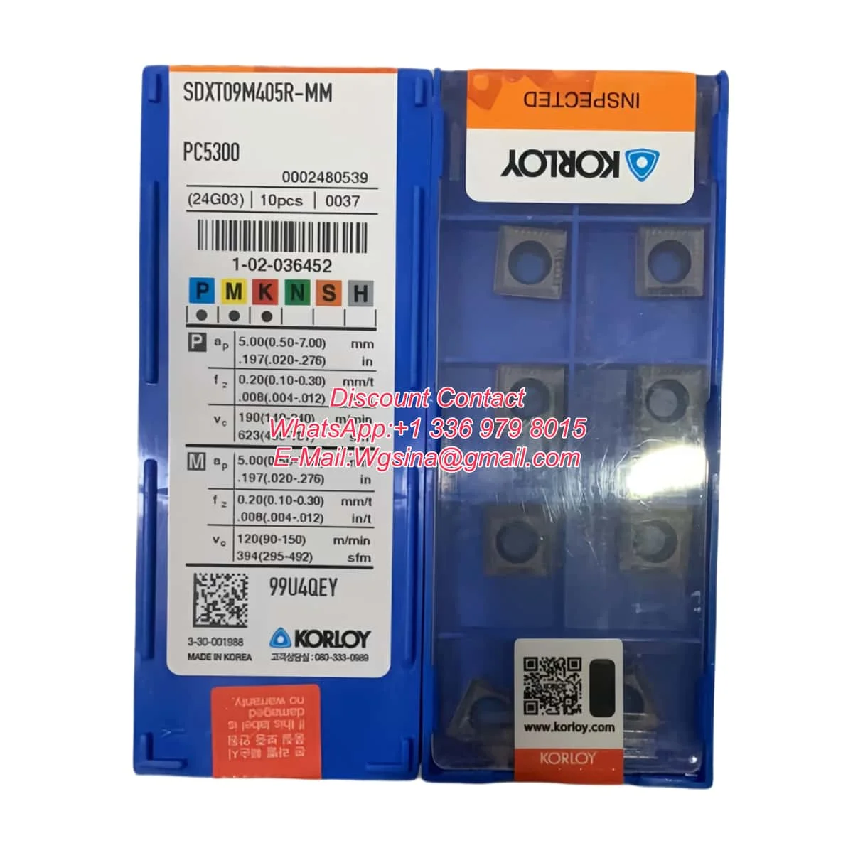 

KORLY Оригинальная фрезерная пластина SDXN SDXN1203AESN-FM PC3545 10 шт.