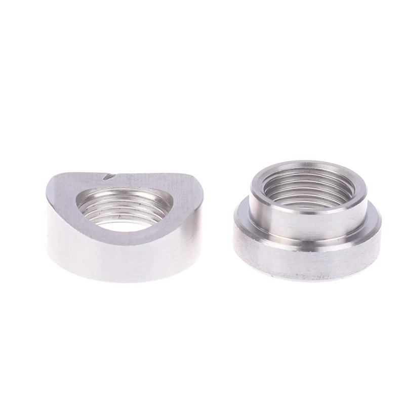 Auto Oxygen Sensor Stainless Steels Bung Plug Nut Stepped Mounting Cap Kit Plug Nut Fitting Weld Bungs M18X1.5