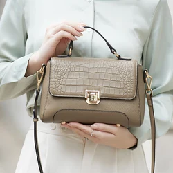 ZOOLER New Arrived Cow Leather Handbag Handmade Women Single Shoulder Bag BusinessGirl Normal Use Women Purses Quality#SC1398