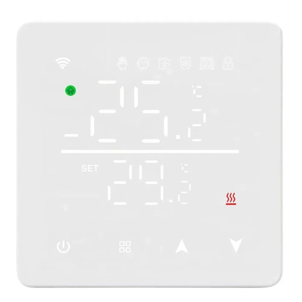 Smart WiFi Thermostat For Underfloor Heating & Boiler, 7-Day Programmable Controller For Tuya APP Remote Control And Safety