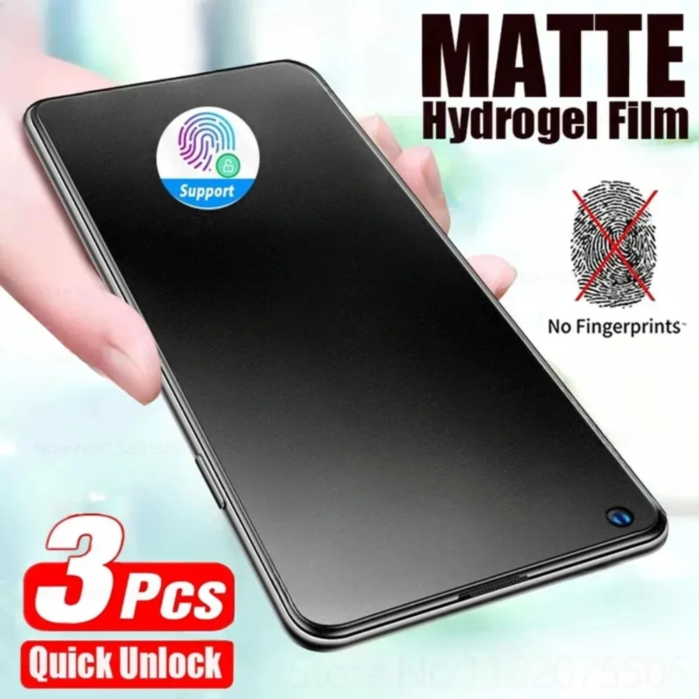 2/3Pcs Matte Screen Protectors For Samsung A15 A55 A35 A73 5G Hydrogel Film For Samsung F15 M15 F15 C55 A51 A52 A71 A72 M12 M21