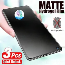 2/3Pcs Matte Screen Protectors For Samsung A15 A55 A35 A73 5G Hydrogel Film For Samsung F15 M15 F15 C55 A51 A52 A71 A72 M12 M21