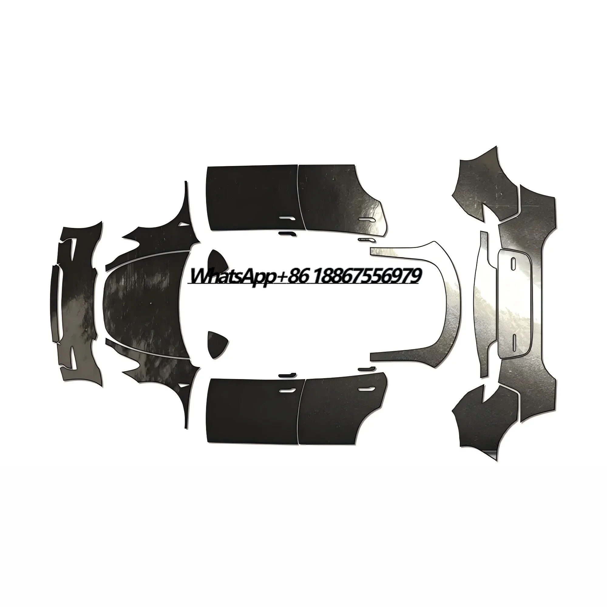 

Matte Black PPF Wrap for Cybertruck 2024-2025, Paint Protection Film Full Car Cover, Anti-Yellowing