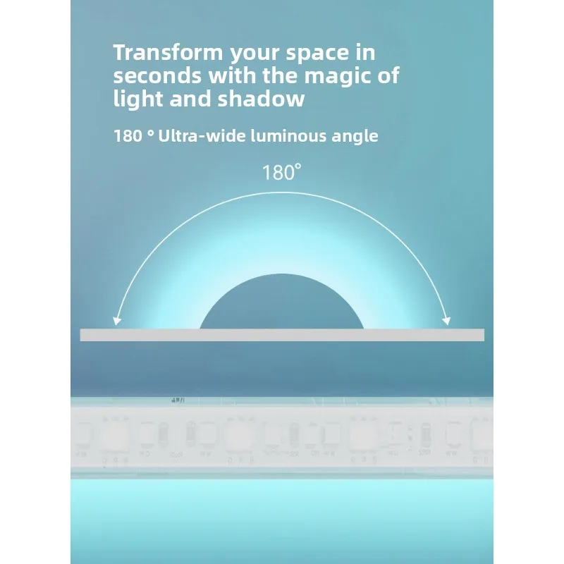 Ambient light with e-sports room living room bedroom light TV entertainment sound and light synchronization RGB streamer
