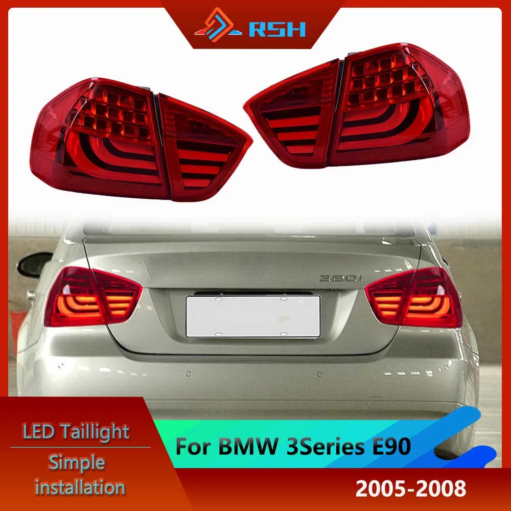 

Car DRL LED Taillight Assembly For BMW 3 Series E90 320i 325i 2005-2008 Upgrade Dynamic Flashing Signal Rear Lamp Plug And Play