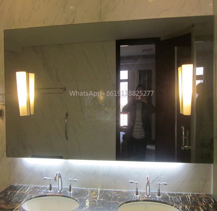 Mirror 5G Network WiFi Bathroom Mirror Cabinet Bathroom Toilet AI Voice Control Touch Smart Magic