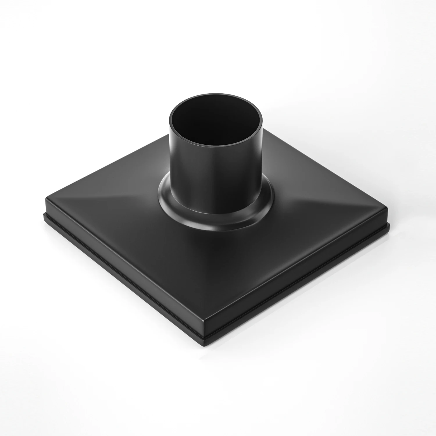 Design moderno de telha preta com dreno de piso de aço inoxidável 304 de 4 polegadas no atacado