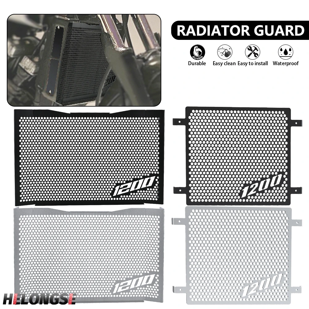 

Motorcycle Radiator Grille Guard Cover Protector FOR YAMAHA VMAX/V-MAX 1200 1985 - 2007 2006 2005 2004 2003 2002 2001 2000 1999