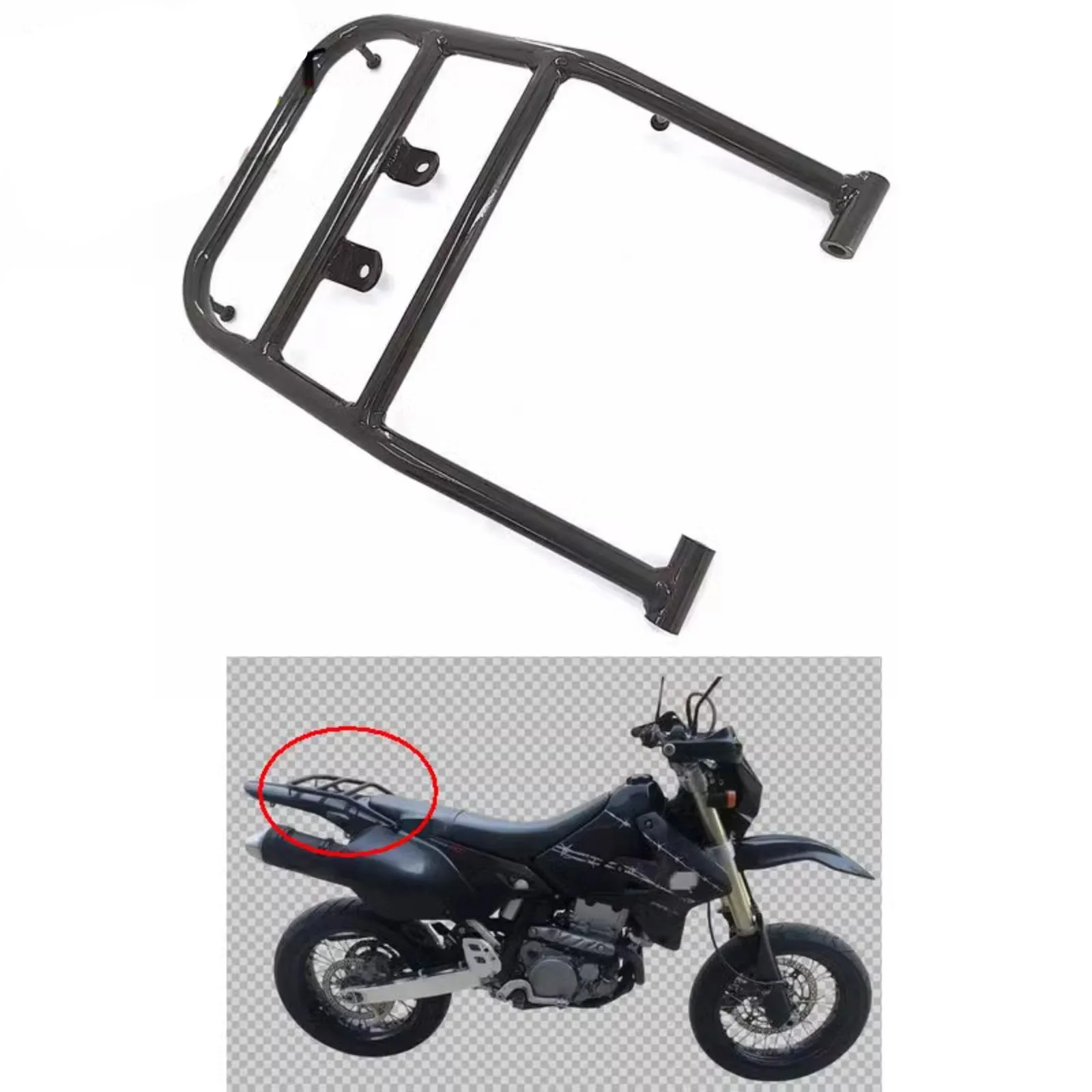 Rear Carrier Cargo Rack For SUZUKI DRZ400 S/SM DRZ400SM DRZ400S 00-20 DRZ400E