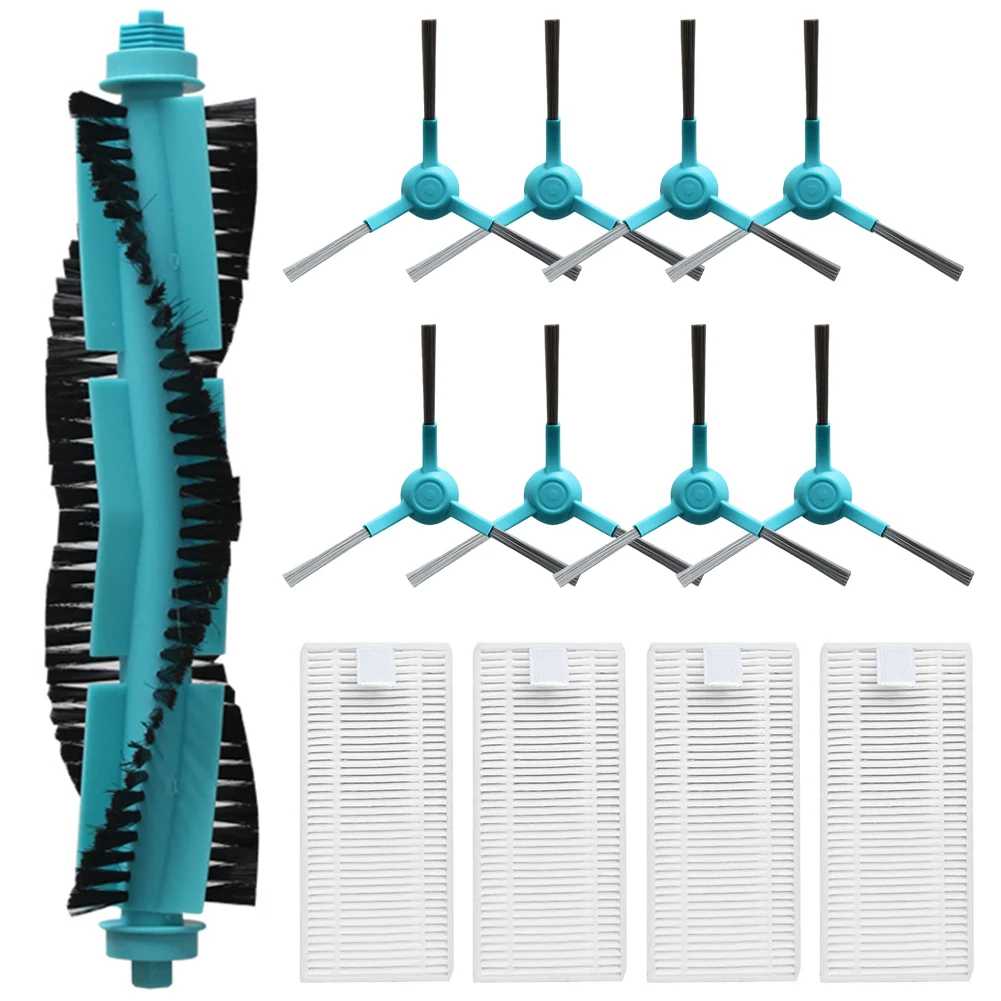 

Filter Side Brush Roller Brush For Cecotec For ​Conga 1690/1890/2090/2290 1 Main Brush 4 Filters 8 Side Brushes Vacuum Cleaner