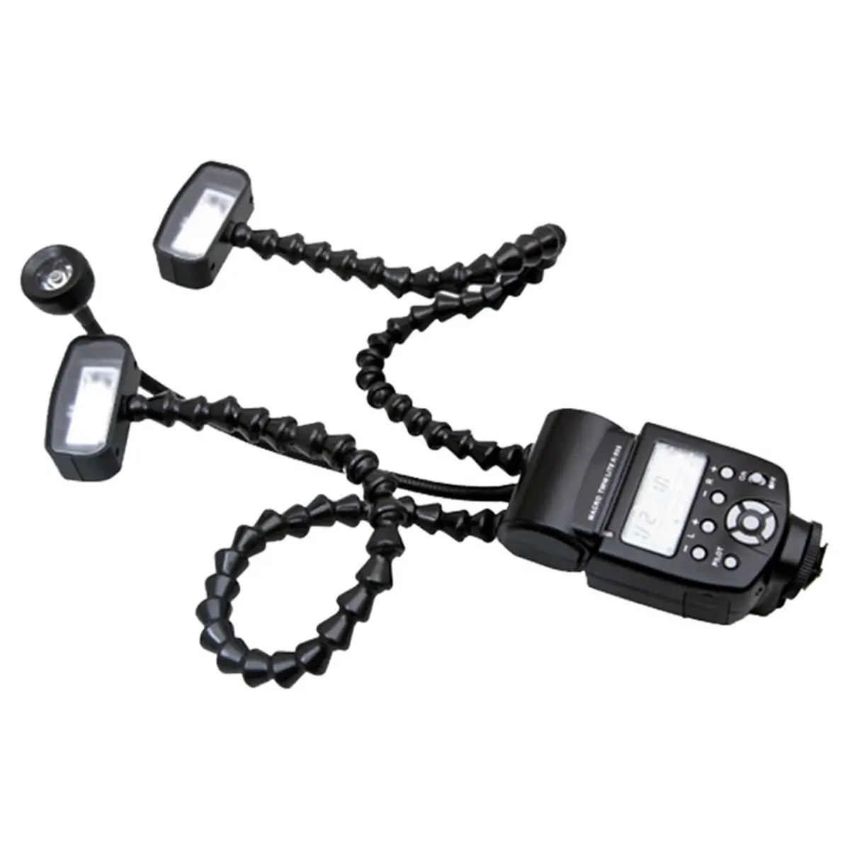 goodidea K808 Camera Flash Macro Light Flexible Macro LED Speedlight Dual Flash Light Universal Flash for DSLR Sony Nikon Canon