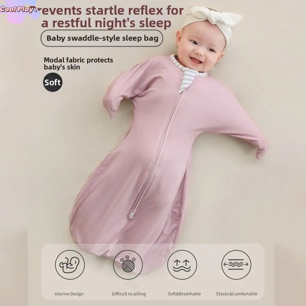 Swaddle en Modal pour bébé, Style rendu, résistant aux coup de pied, rebond élevé, haute élasticité, tissu respirant, résistant aux chocs
