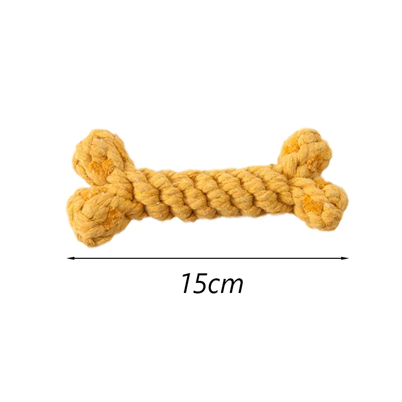 Puppy Dog Chew Toys Ropes Bite-resistant Molar Stick for Small Dogs Chihuahua French Bulldog Cleaning Teeth Toy Pet Accessories