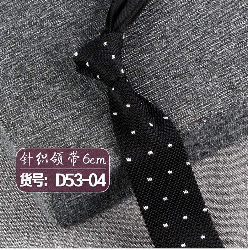 Neue Strick krawatten lässig dünne Krawatte für Party Jungen Mädchen gestrickt gestreifte Krawatte Hochzeit Krawatte für Bräutigam Hals tragen für Männer – Detail 7
