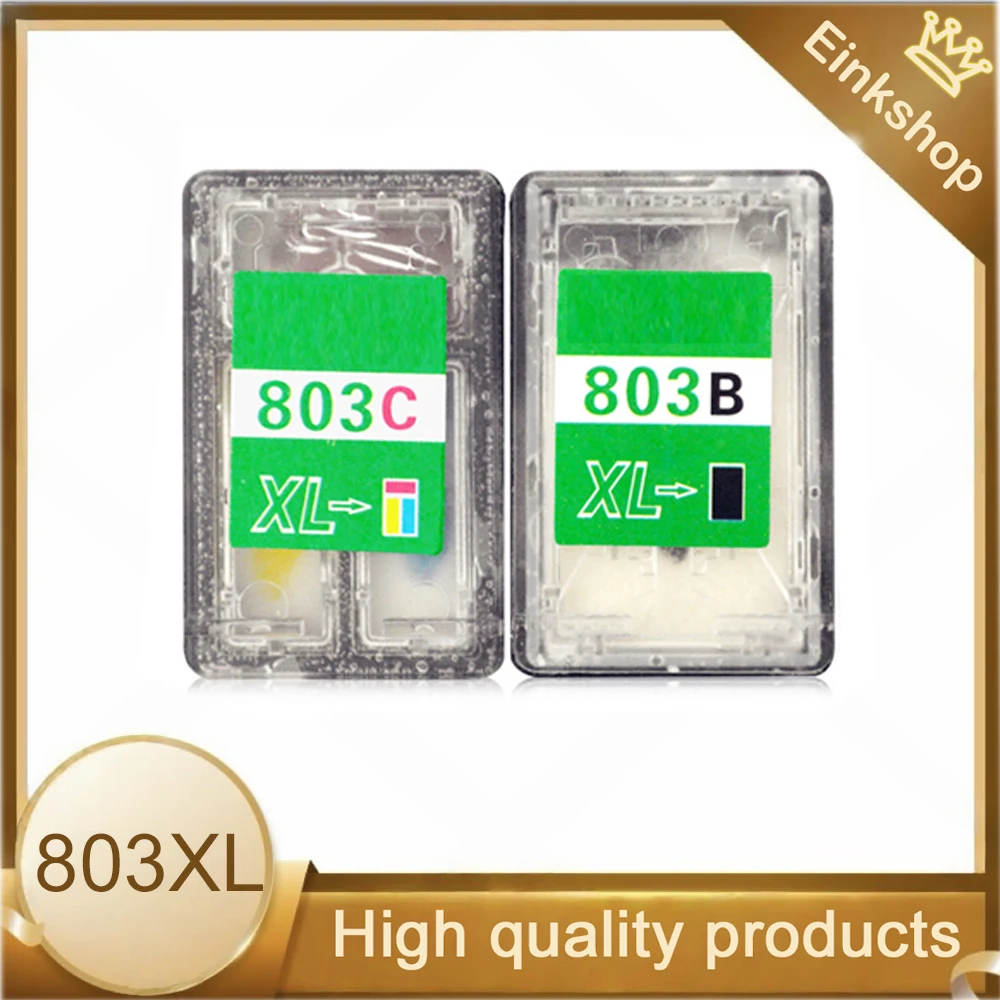 Cartridge Empty Refill Ink Cartridge Replacement for HP 803 XL for HP 803 XL 803XL For Coffee Cake Bread Latte Cookie Printer