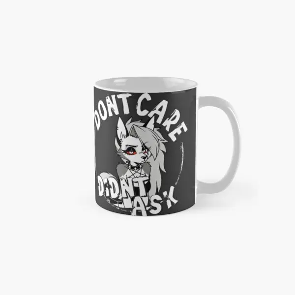 Loona Do Not Care Did Not Ask Classic  Mug Coffee Handle Round Drinkware Image Picture Printed Cup Gifts Photo Simple Design