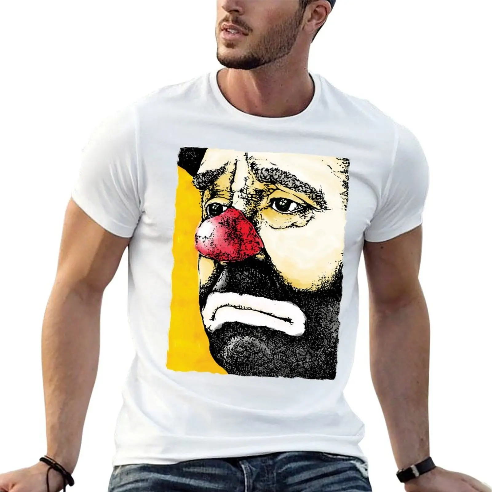 The Sad Clown T-Shirt Sweat Resistant Workout Tee Shirt