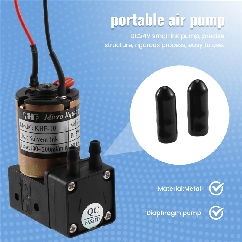 AF91-Pressure Motor Ink Pump Indoor And Outdoor Photo Machine Suction Pump Liquid Pump 24V Diaphragm Pump