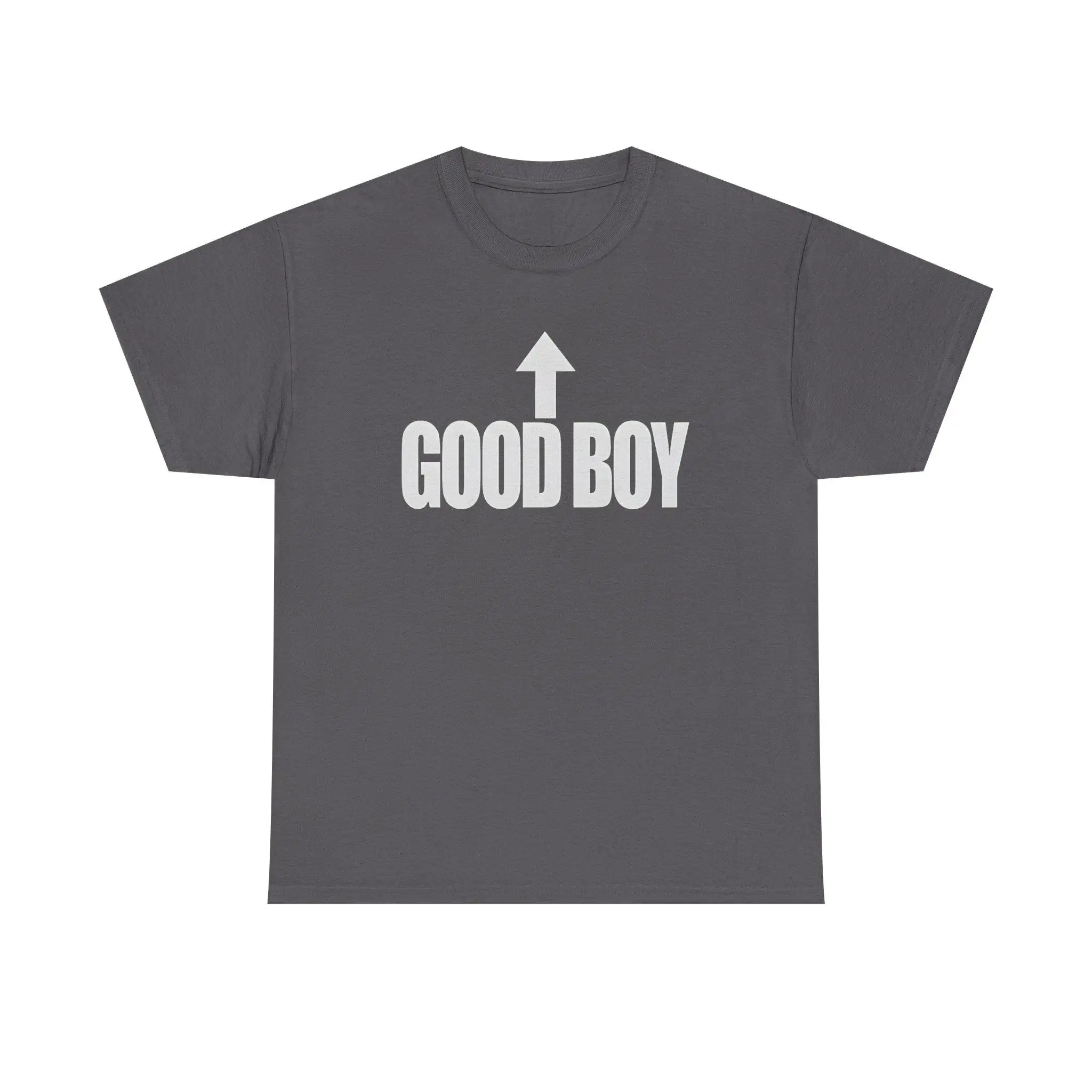 Beliebte, trendige T-Shirts in hochwertigem Design – „Good Boy“-T-Shirt, humorvolles T-Shirt mit einer lustigen Freundchaftsbeziehung im Fokus – Detail 8