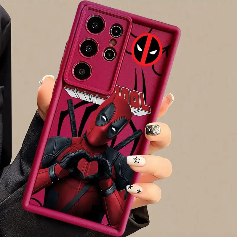 phone cases for Samsung Galaxy S24 Ultra S23 FE S20 S21 S23fe A20 A20s Angel Eye Ladder funda Cover Fashion Spiderman Deadpools