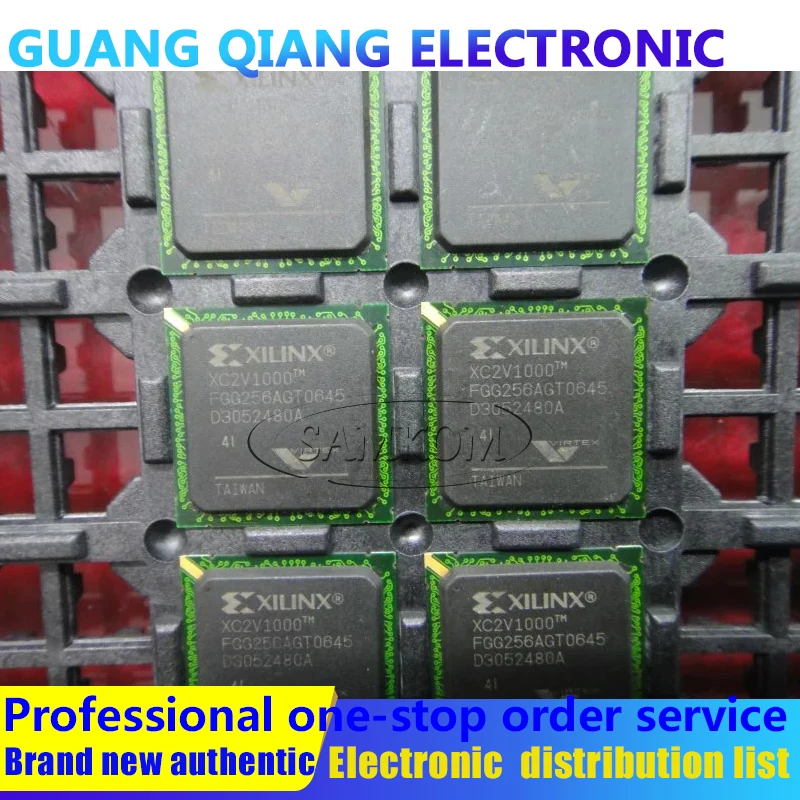 

1PCS XC2V1000-5FGG256I IC FPGA 172 I/O 256FBGA