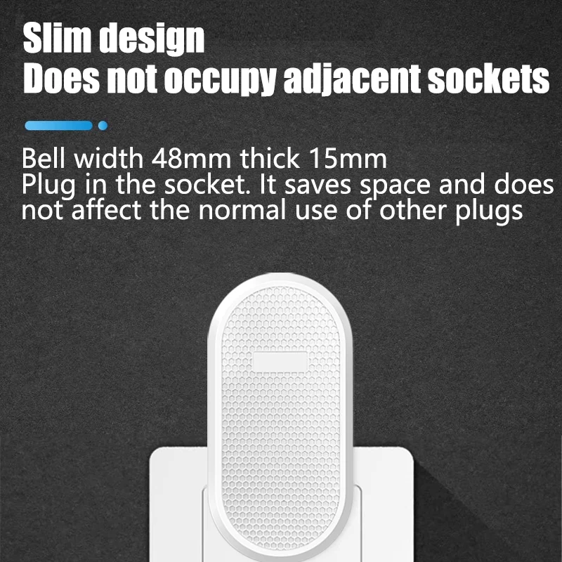 Wireless Doorbell Smart Home Welcome Door Bell Entrance 32 Musics 433MHz Child And Old Emergency Alarm System