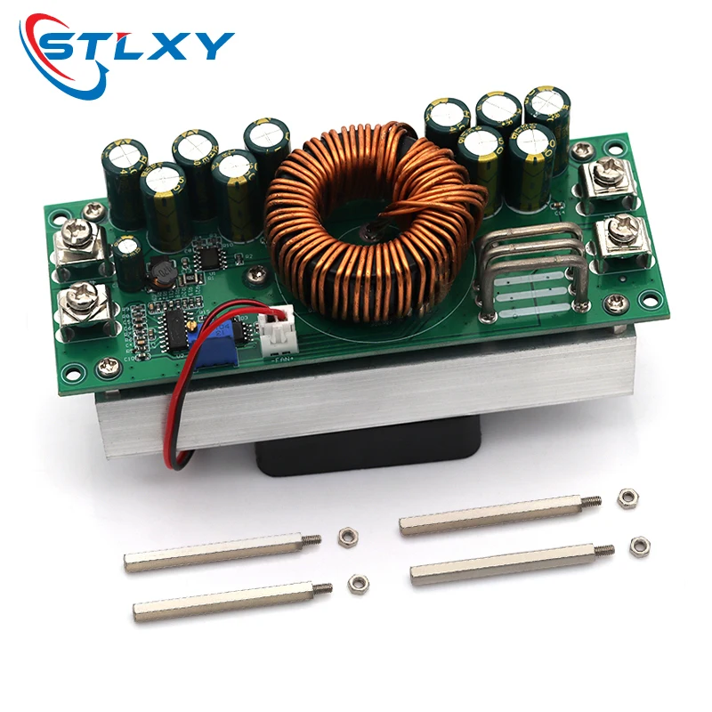 DC-DC 1500W Adjustable Buck Module 50A Power Converter 90V to 60V 48V 12V High Power